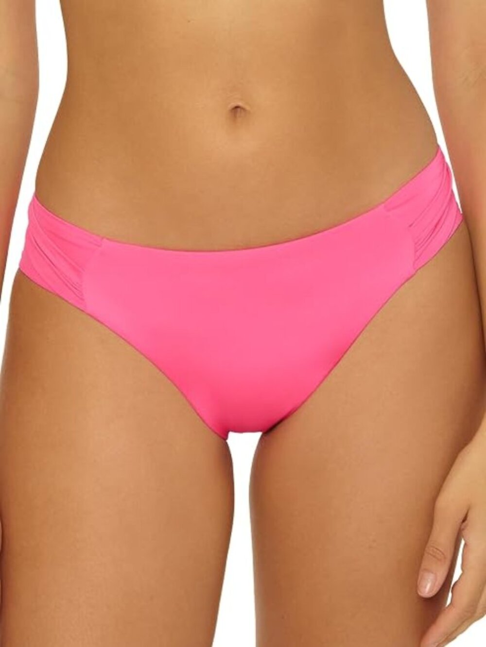 Trina Turk Monaco Tab-Side Hipster Bikini Swimsuit Bottom, Point Pink